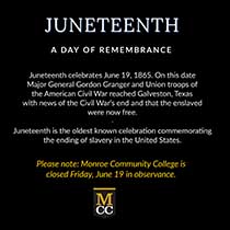 MCC Observes Juneteenth